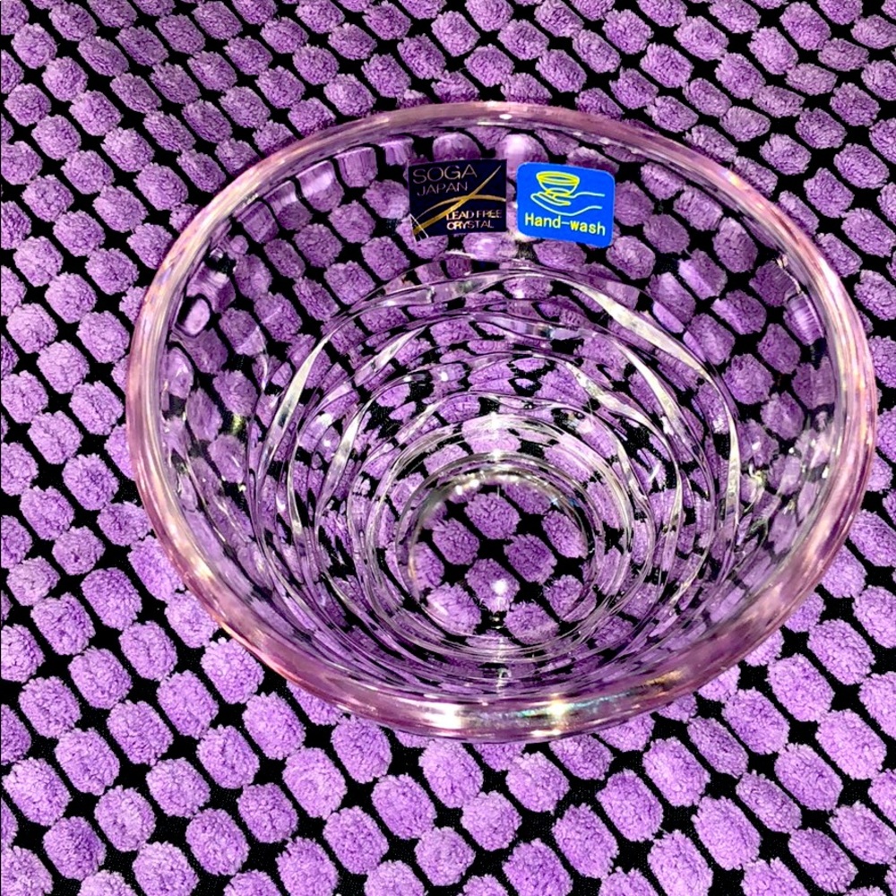 Japanese Crystal Catch All Container
